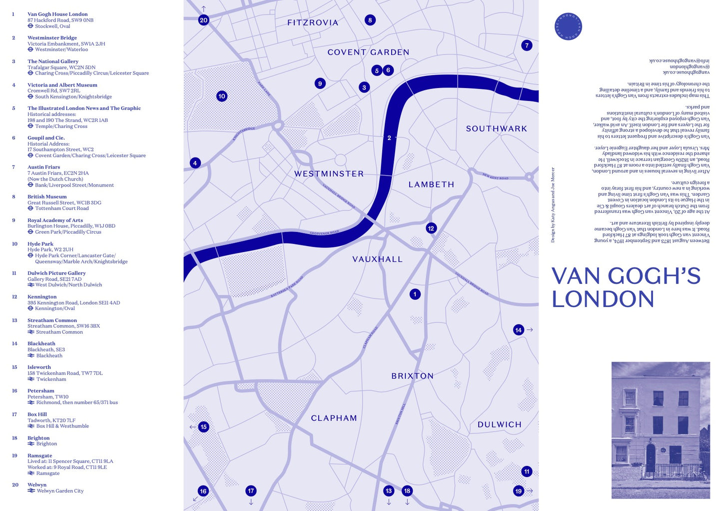 Van Gogh's London Map