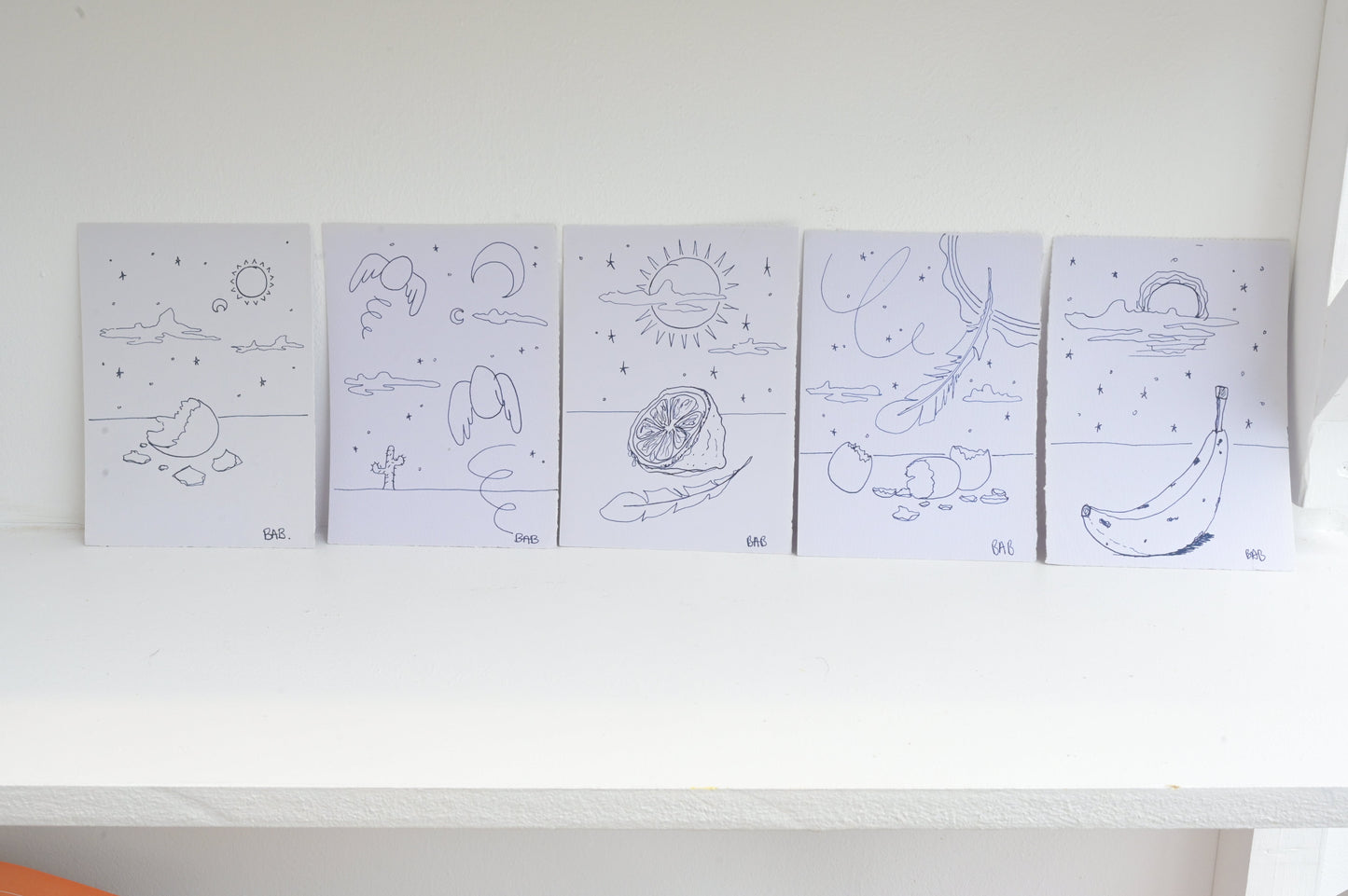 Daily drawings by Benjamin Arthur Brown