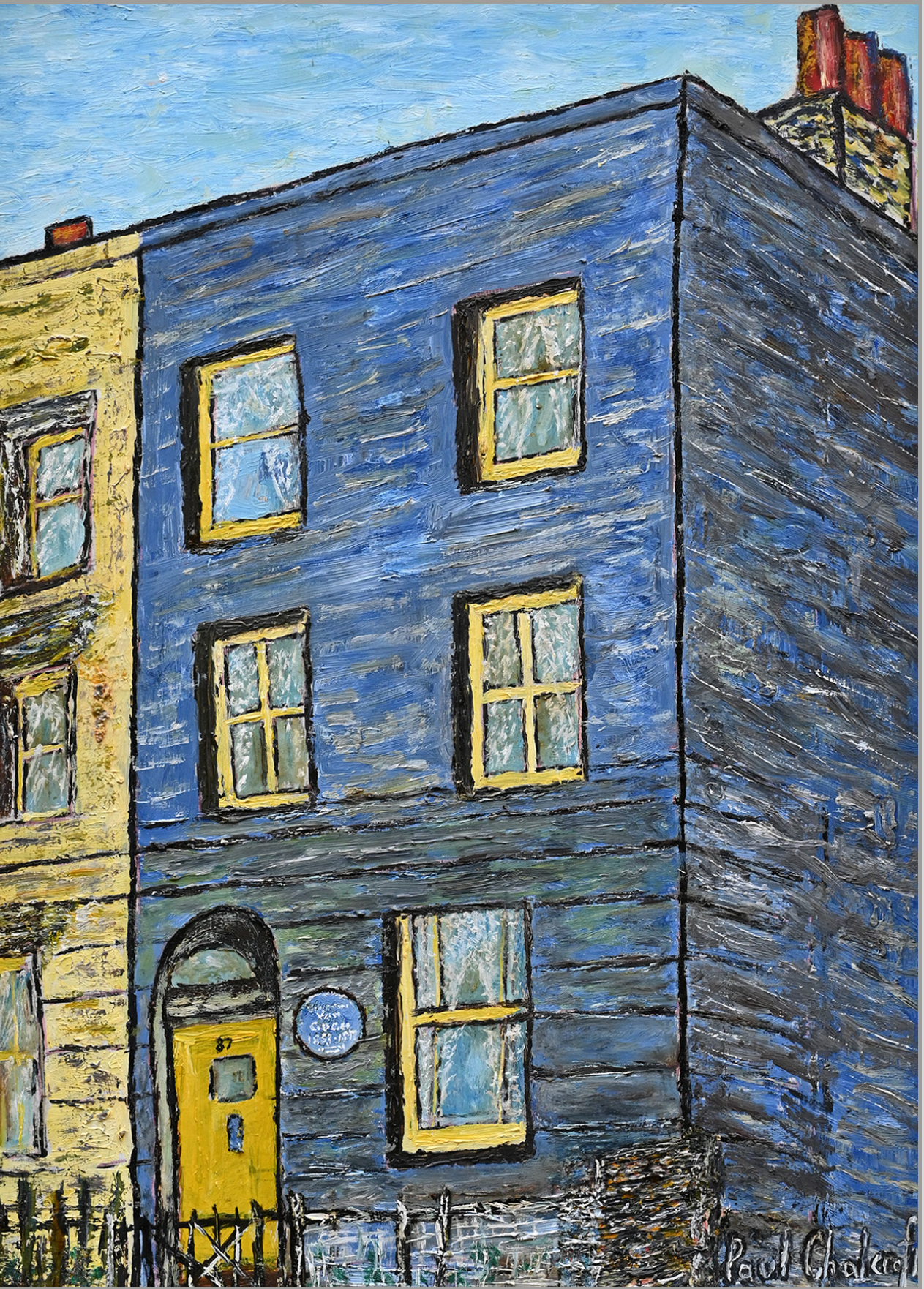 Paul Chalcroft Greeting Card by Van Gogh House