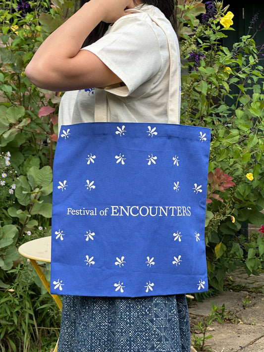 Festival of ENCOUNTERS Blue Tote Bag