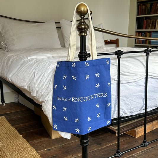 Festival of ENCOUNTERS Blue Tote Bag