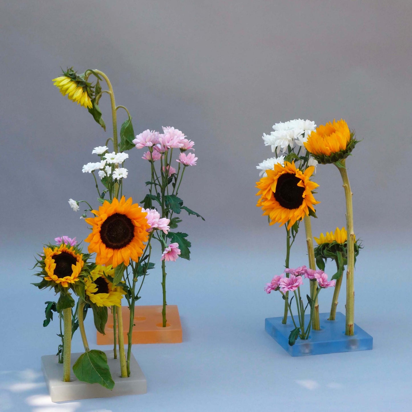 Resin flower arrangement base by Moss Duo