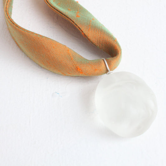 Resin Conker necklace by Grace Richardson