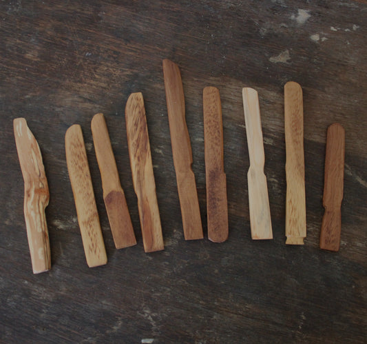 Hand Carved Butter knives by Sam Ayre