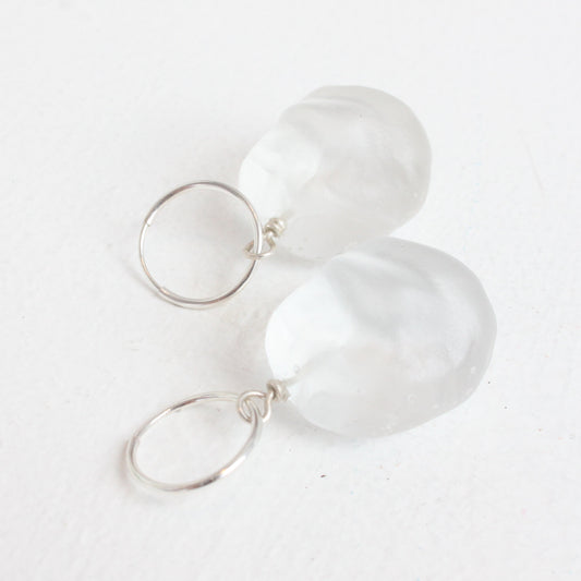 Resin Conker Earrings by Grace Richardson