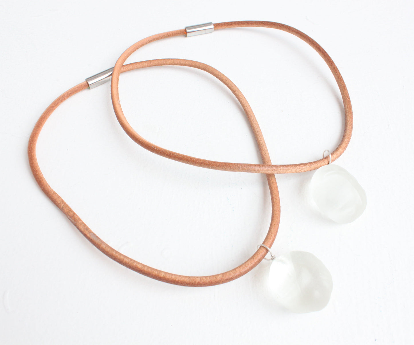 Resin Conker Leather Necklace by Grace Richardson