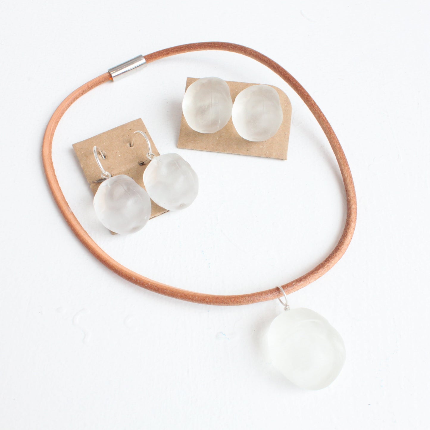 Resin Conker Leather Necklace by Grace Richardson