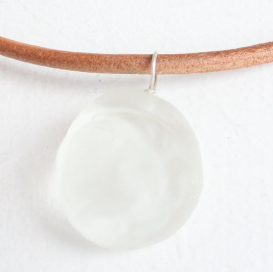 Resin Conker Leather Necklace by Grace Richardson