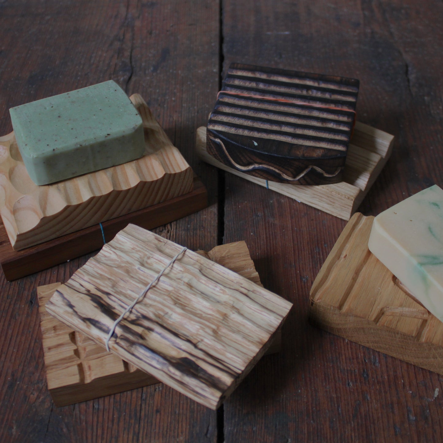 Hand Carved Soap Dishes by Sam Ayre