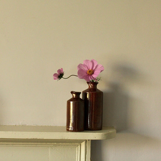 Victorian Salt-glazed Ceramic Ink Bottles