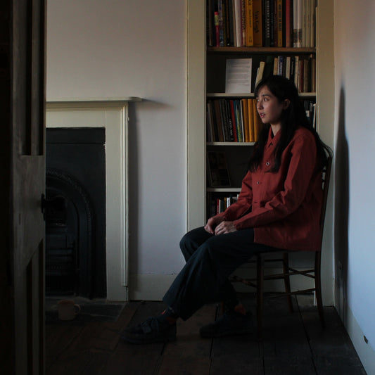 Unisex Quince Workwear Jacket by Vétra with Copper Buttons