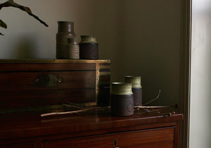 Handmade Blacking Pots by Nigel Hunter in Red Clay