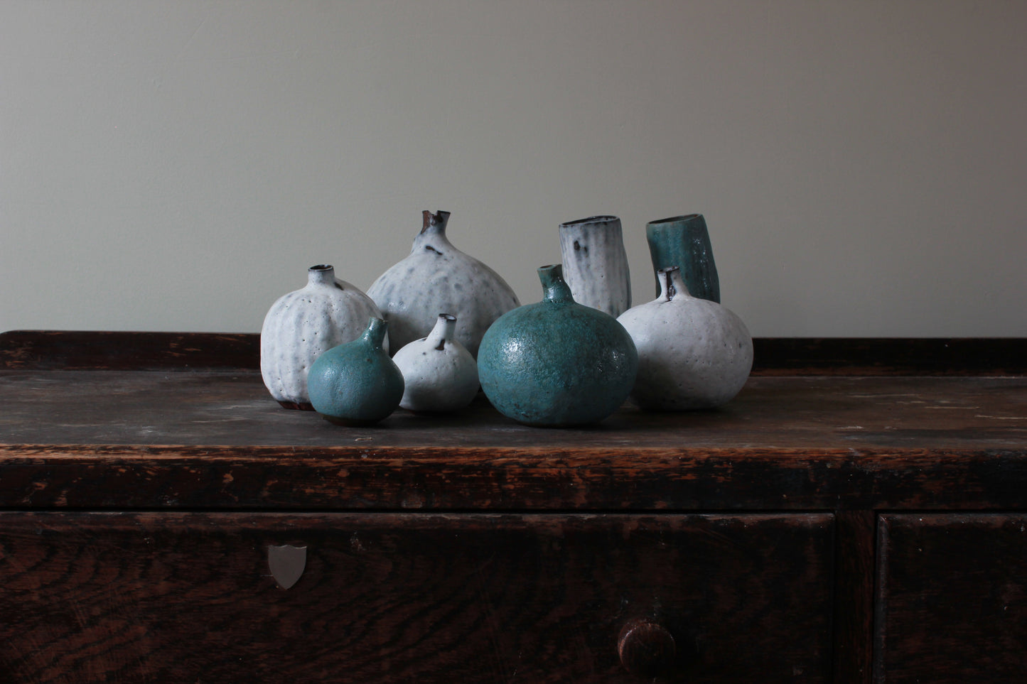 Natural Selection 'Autumnal Vessels': Medium Terracotta Rounded Pumpkin Vase