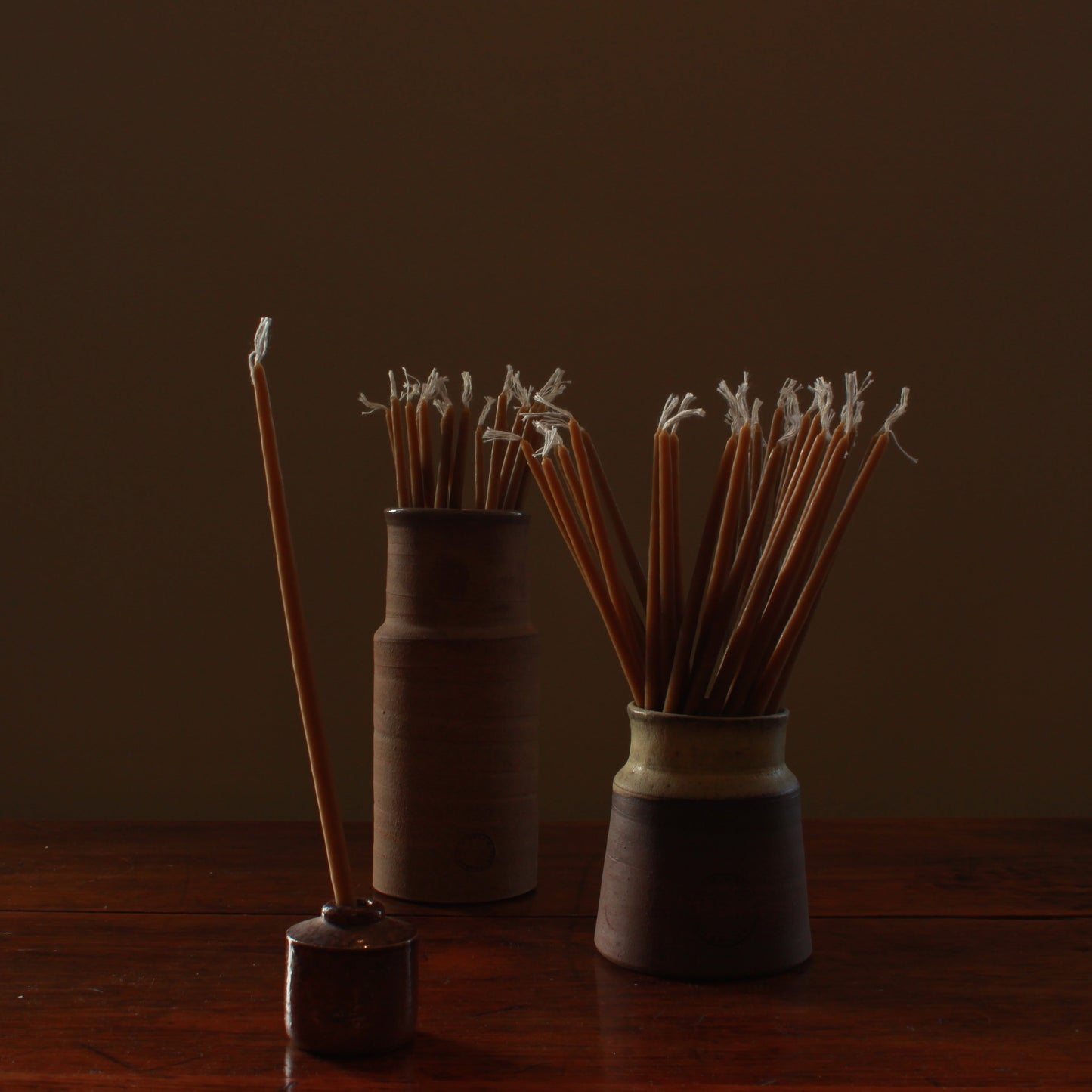 Long Beeswax Candles