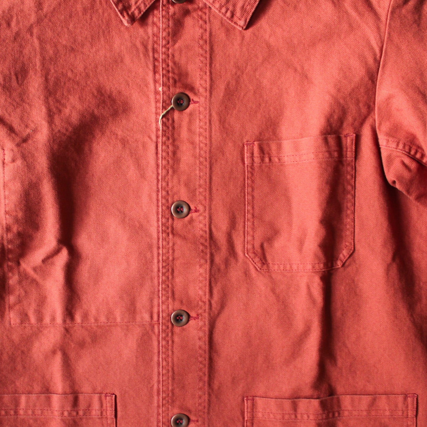 Unisex Quince Workwear Jacket by Vétra with Copper Buttons