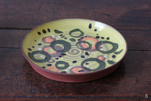 Load image into Gallery viewer, Handmade slipware terracotta plates by Francesca Anfossi (Yellow)