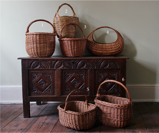 Vintage Straw Baskets