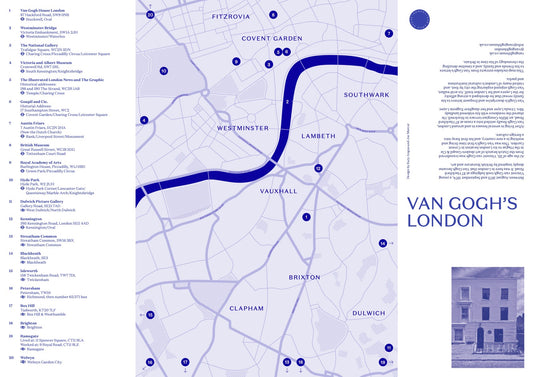 Van Gogh's London Map