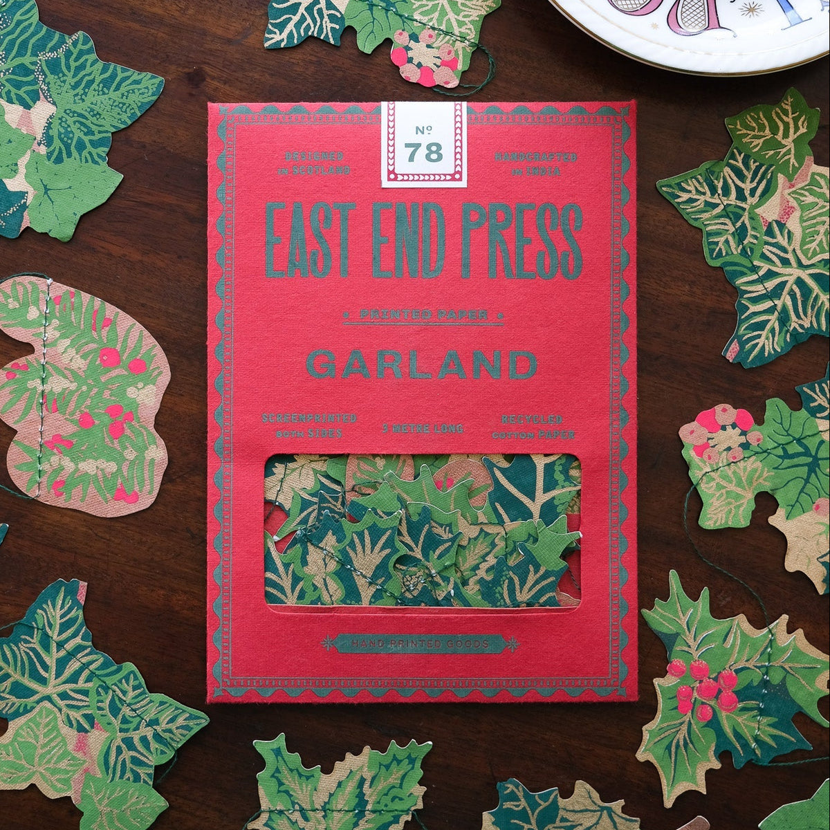 Holly and Ivy Garland by East End Press