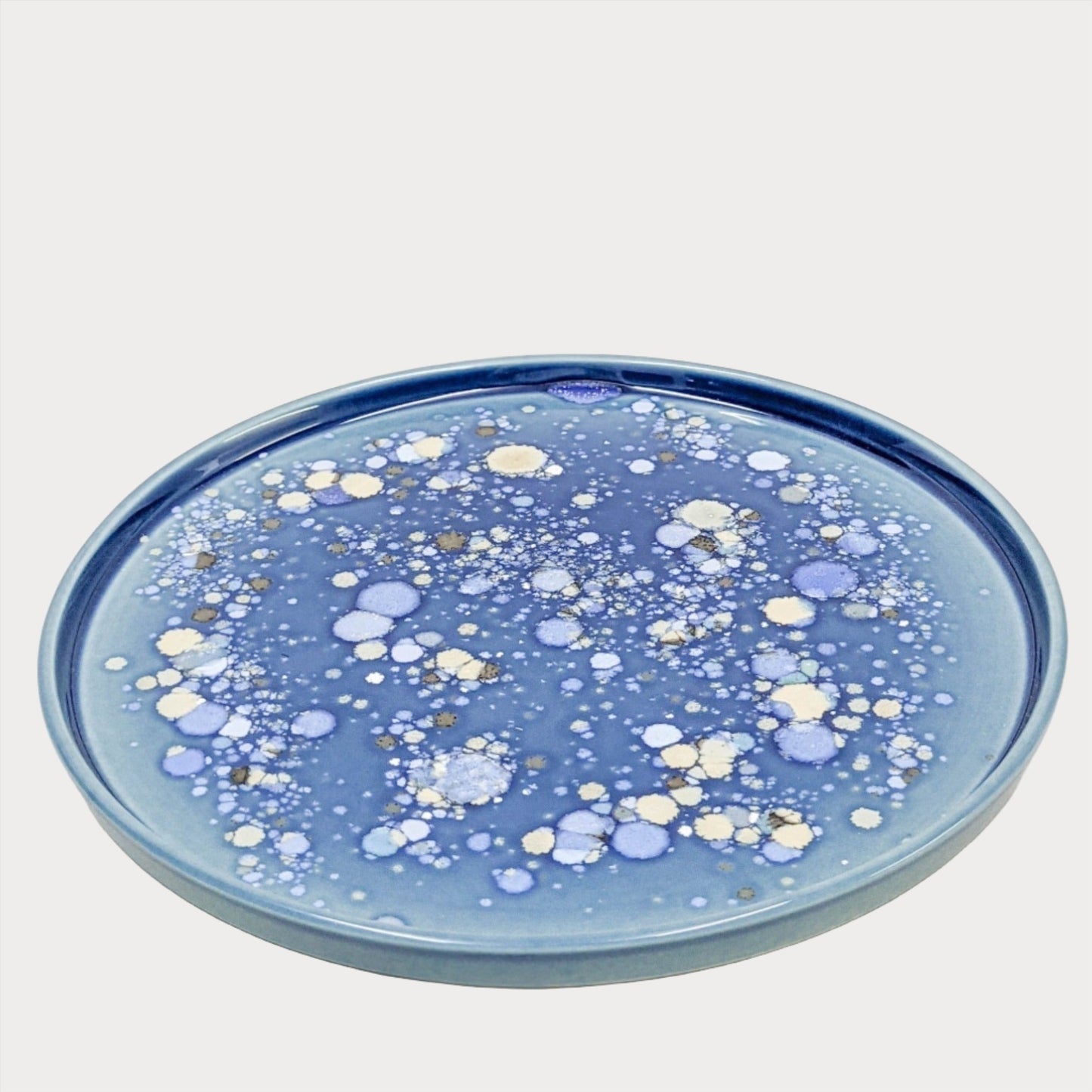 Culture Plate Blue by Attua Aparicio