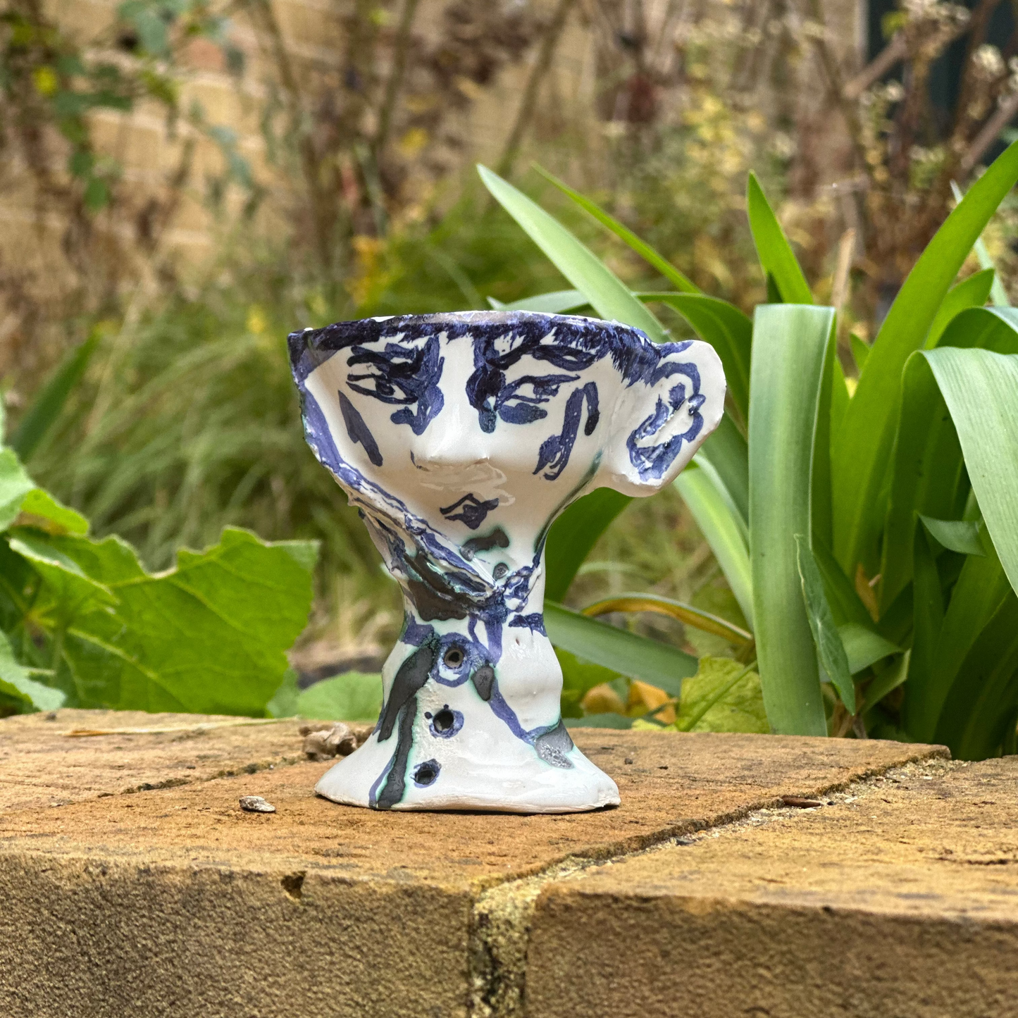 Van Gogh Egg Cups (2025) by Alice Macdonald