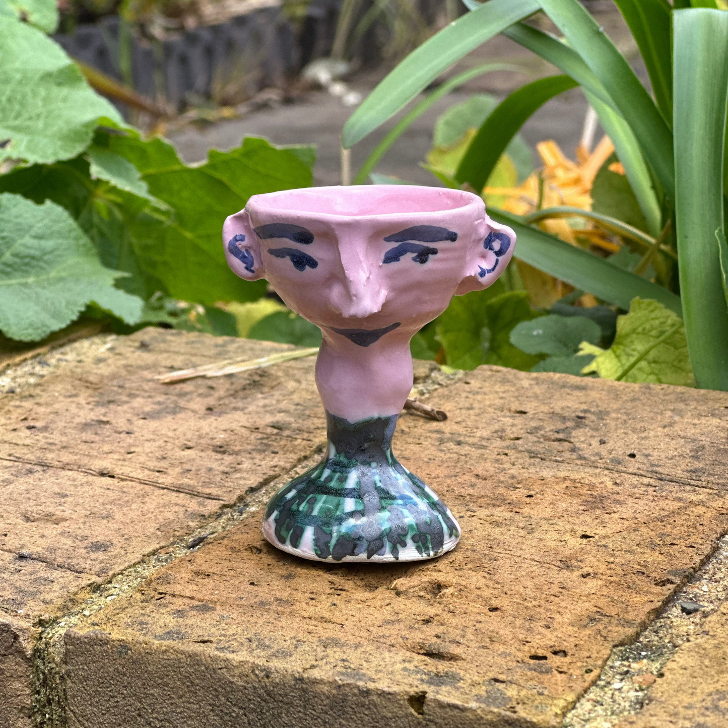 Van Gogh Egg Cups (2025) by Alice Macdonald