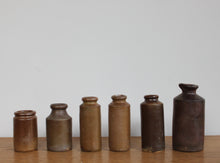 将图片加载到图库查看器，Victorian Salt-glazed Ceramic Ink Bottles