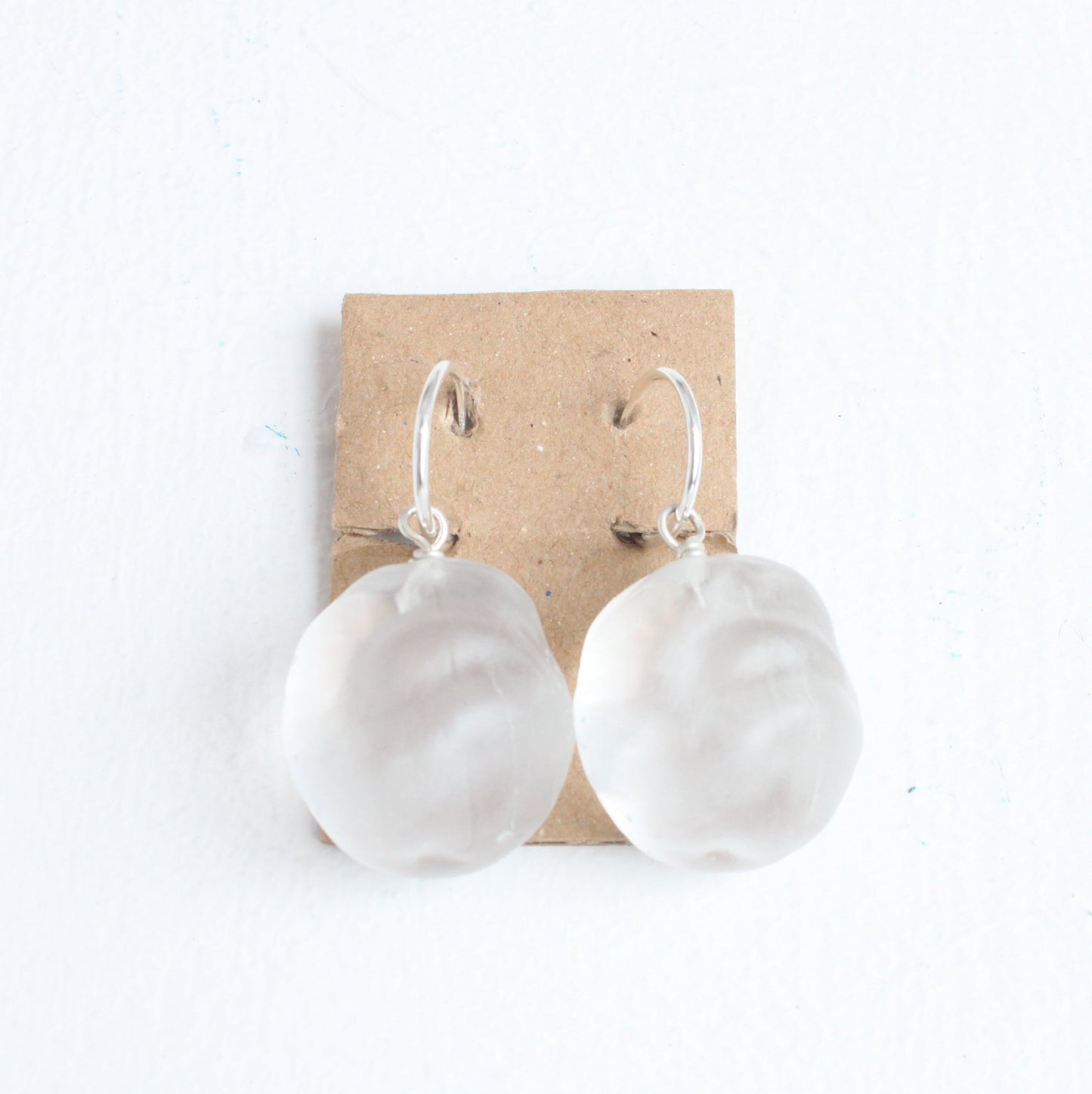 Resin Conker Earrings by Grace Richardson