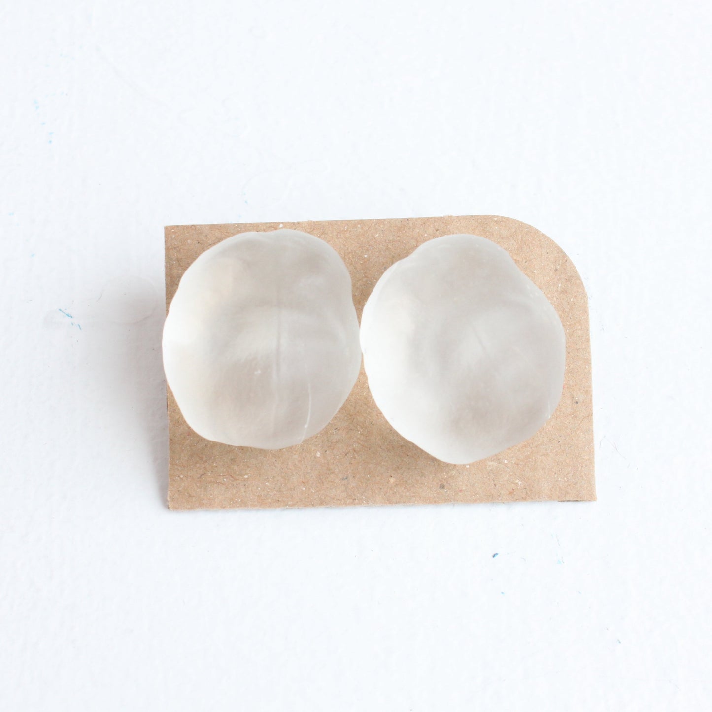 Resin Conker Earrings by Grace Richardson