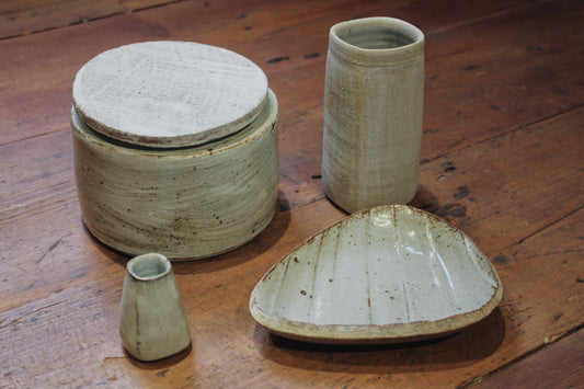 Triangular platter by Jessica Mason