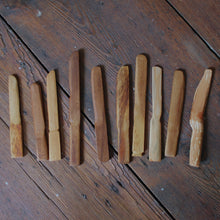 Load image into Gallery viewer, Hand Carved Butter knives by Sam Ayre