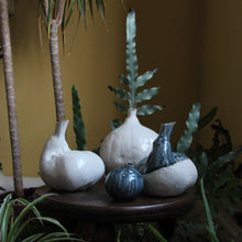 将图片加载到图库查看器，SALE: Natural Selection &#39;Autumnal Vessels&#39;: Small Porcelain Pumpkin Vase
