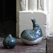 将图片加载到图库查看器，SALE: Natural Selection &#39;Autumnal Vessels&#39;: Small Porcelain Pumpkin Vase